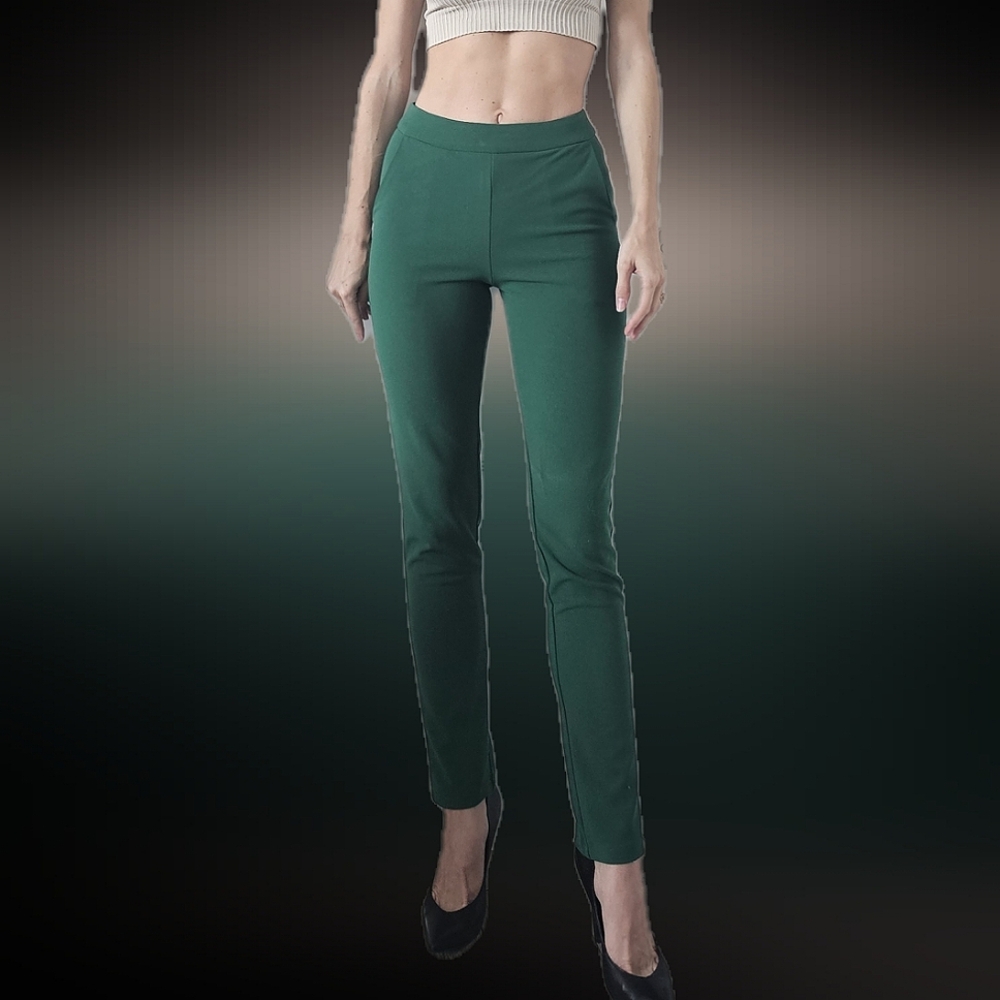 JLUXLABEL Forest Green Straight Leg Pants
